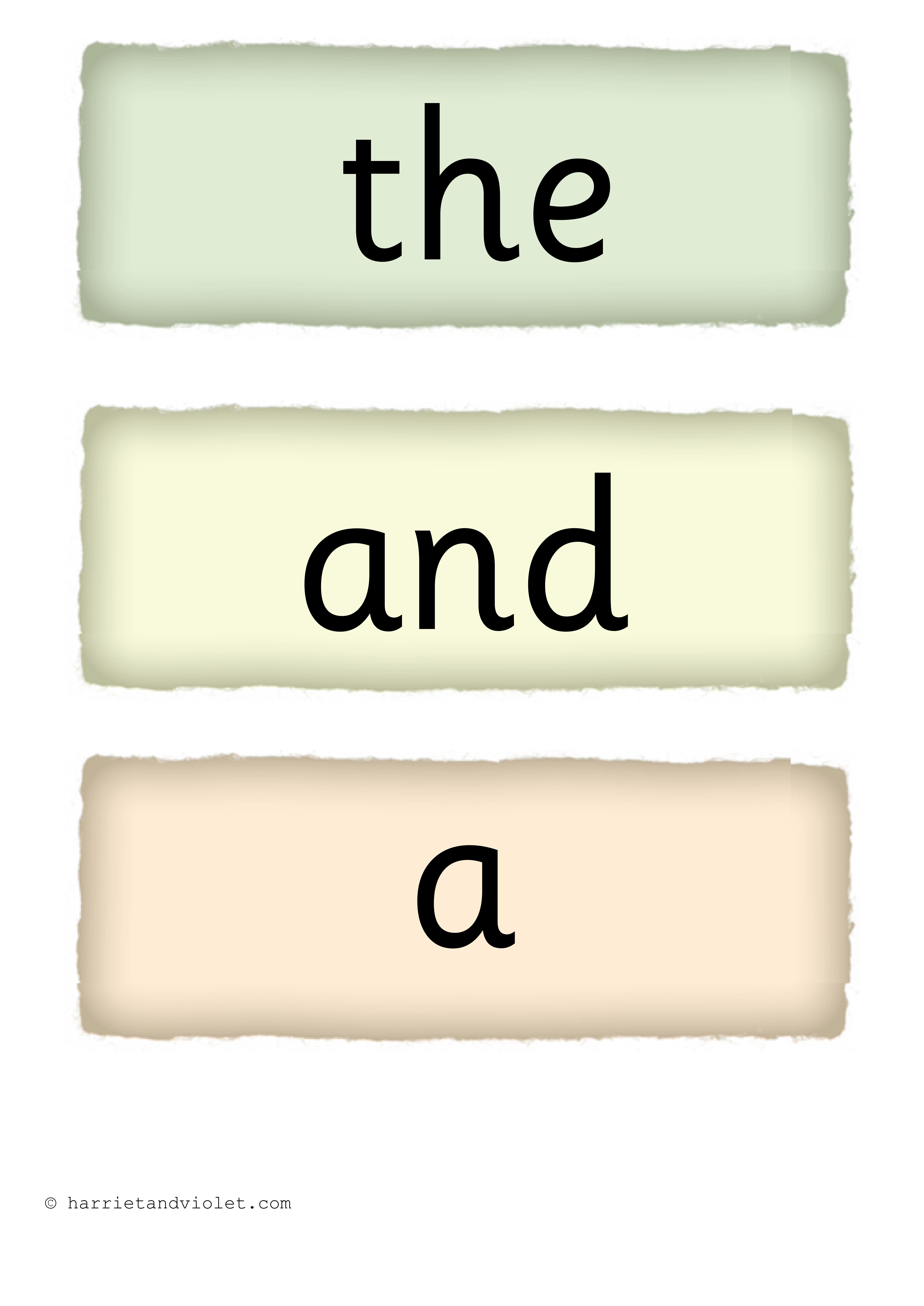 100 high frequency words flashcards - printable teaching resources