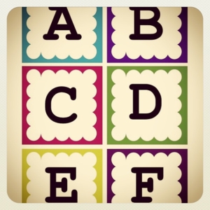 Instant display lettering!