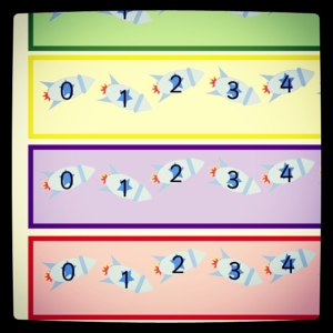 Rocket number lines