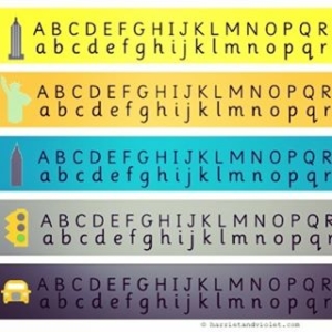 Along with a love of London, New York is an awesome city. Here are some simple little alphabet charts NYC style. Print the alphabet charts & laminate, pop into Literacy books or have on table tops to support recognition of capital and lower case letters. Download free alphabet chart link .