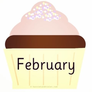 Cupcakes & candles! Months of the year on the cupcakes. These can be printed as A4 size or reduced to make mini flash cards.