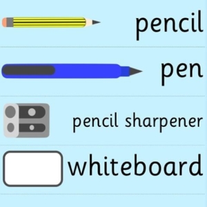 Equipment labels for a school role play. Check our website harrietandviolet for free resources