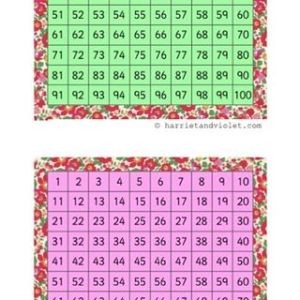Liberty Print Hundred Square super hundred squares quickly print for classroom use. They have 4 different coloured backgrounds to support with visual stress or dyslexia