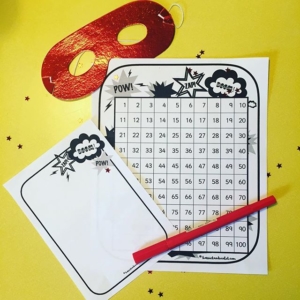 ️SUPERHERO️ Everyone would love to be a superhero! Encourage early mark making or counting with prompts, add a bit of sparkle and some masks! Lots of classroom or home resources based around superheroes. Free printable resources. Link