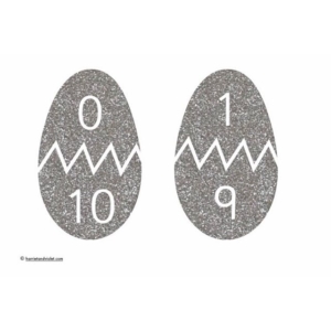 Number bonds Crack the eggs and match the numbers to make 10. Great for a little game or display.