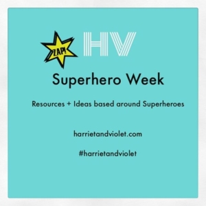Superhero Week ️ Next week I’ll be sharing superhero printable resources to support play + learning as well as ideas. If you have any great ideas to share just or tag me as I’d love to see them.