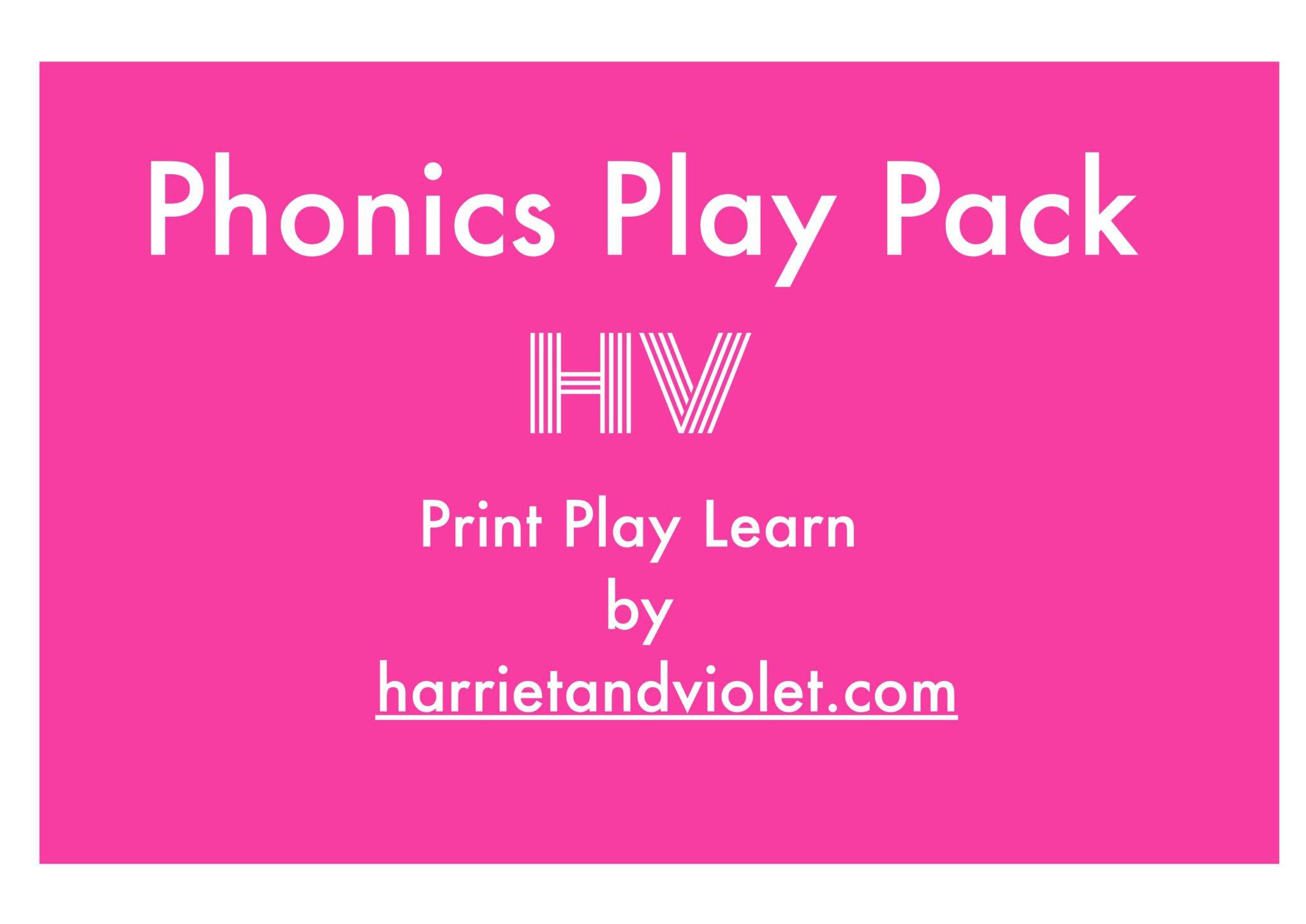 Phonics play pack front cover