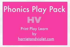 Phonics Play Pack // You can get a digital PDF download for £7.99. Includes: 40 phonics games with tips + challenges. I’ve popped a link in my bio, the blog post has a Buy Now button if you wish to purchase. I’m taking a break from Instagram to get the printed pack, Play Dough Pack ready as well as adding lots of lovely resources and new features on my site. Exciting to get it all finished. Don’t forget there are hundreds of FREE PDF resources on harrietandviolet.com plus if you want to stay up to date then sign up on my website. See you all soon