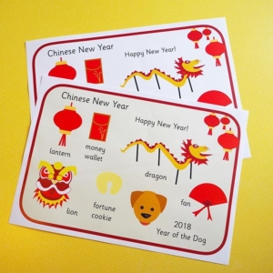 Chinese New Year • more printables being added for a Reception, Year one or Two classroom. A4 word mats to support early writing + reading. There are two different types of word mat in this PDF, one with a white background + one with a cream background, the cream on supports children with visual stress (Meares-Irlen Syndrome). Look out for activity ideas for the next week for Valentine’s Day, Pancake Day + New Year. . . . . . . .