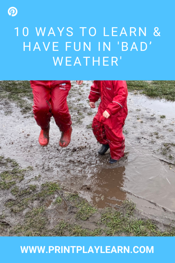 10 Ways to Learn & Have Fun in 'Bad’ Weather' - Teaching Ideas Blog Get ...
