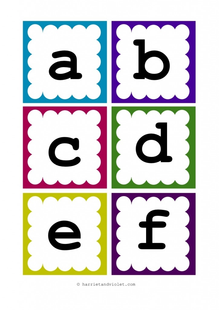 Alphabet Border Printables
