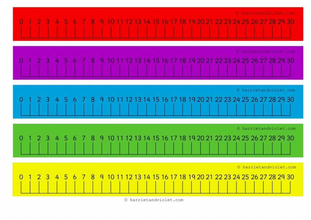 number lines 0 30 numberlines zero thirty with guidelines printable teaching resources print play learn