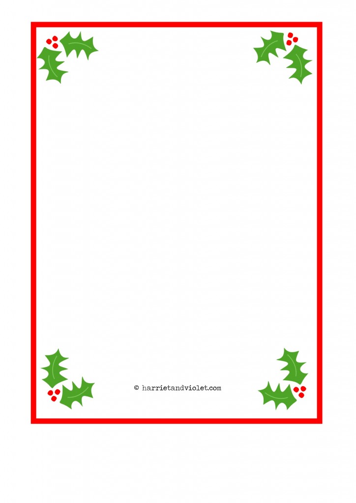 Christmas Border Paper Free Printable 2023 Latest Perfect The Best 