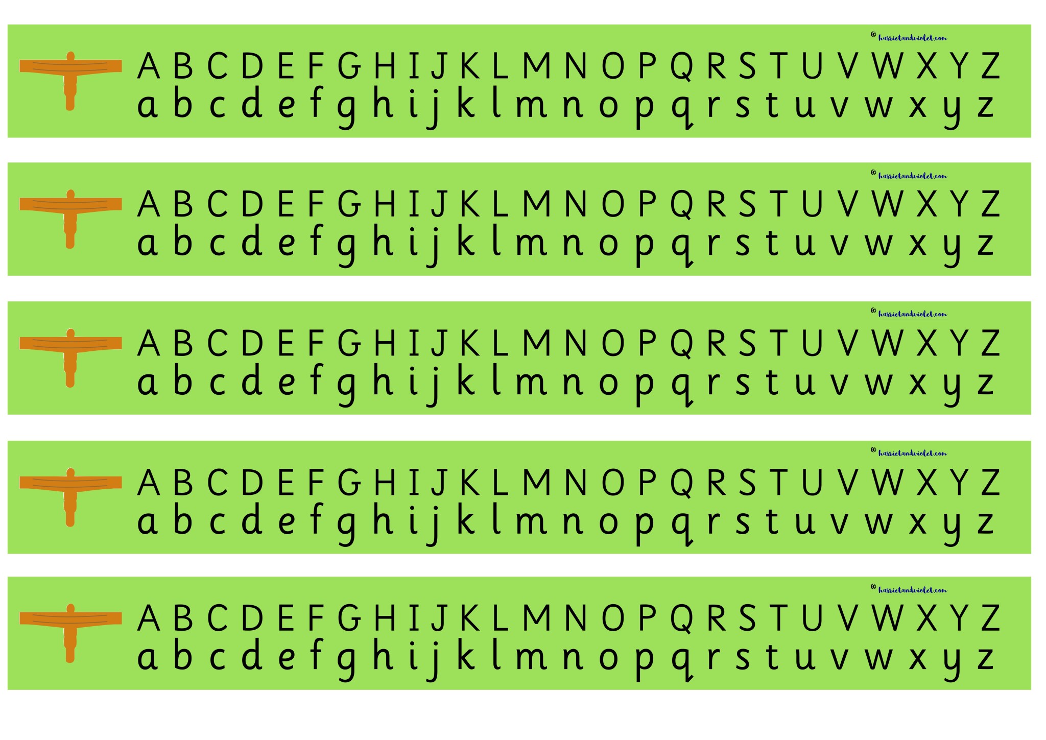 alphabet chart - Page 3 - Free Teaching Resources - Print Play Learn