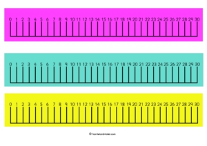 Number Line + Number Strips - Page 1 - Free Teaching Resources - Print ...