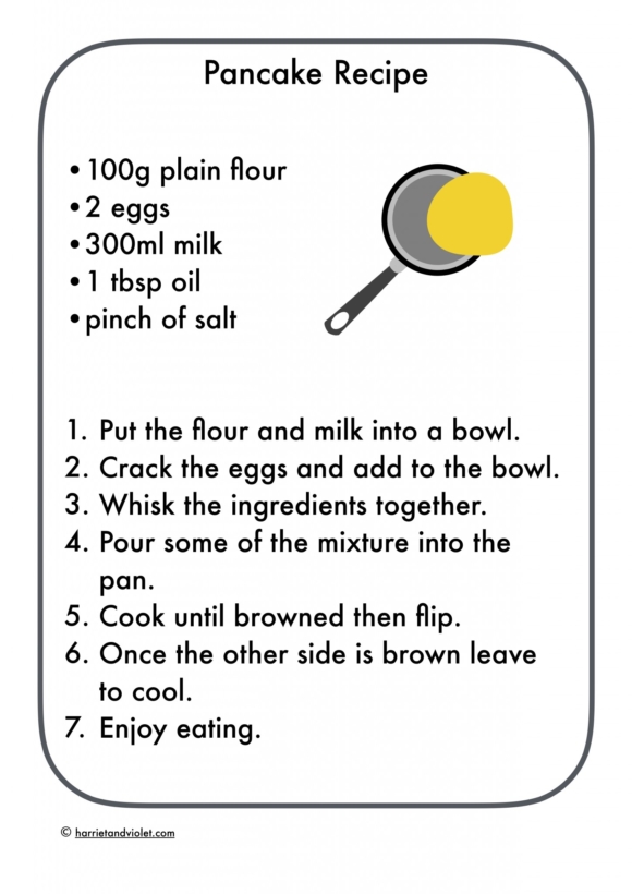 Pancake Day - Shrove Tuesday - Page 1 - Free Teaching Resources - Print ...