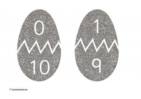 Easter Egg Number Cards 1-50 - Printable Teaching Resources - Print ...