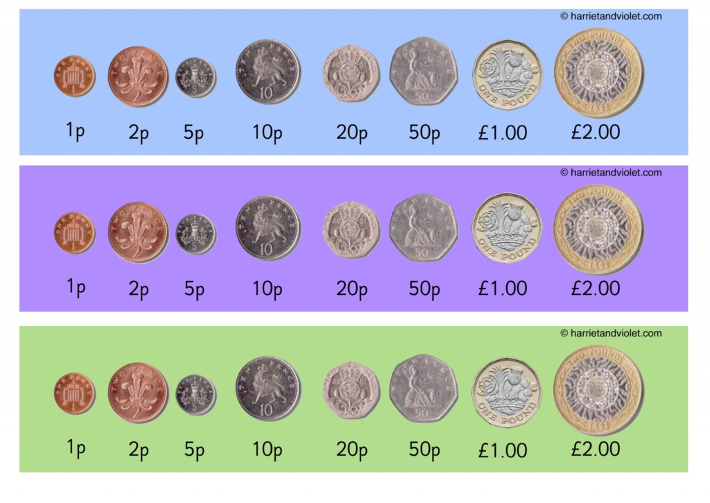 Coins Page 1 Free Teaching Resources Print Play Learn