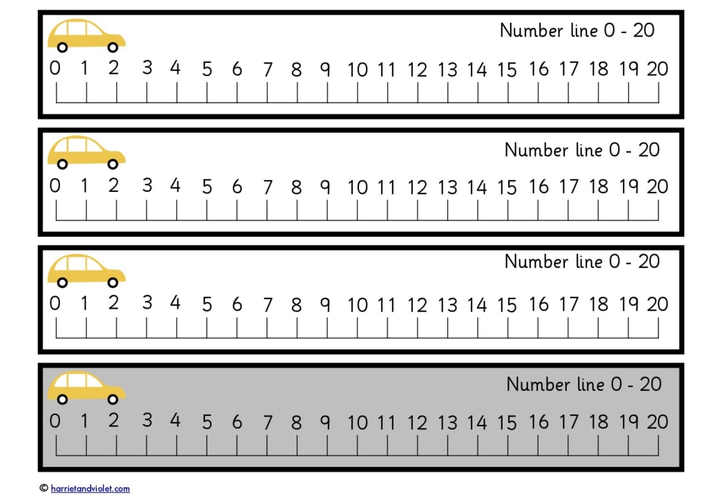 Number Line 1 20 Printable Printable Word Searches