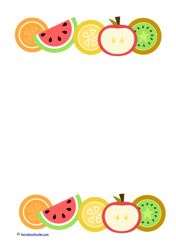 Fruit Page Border