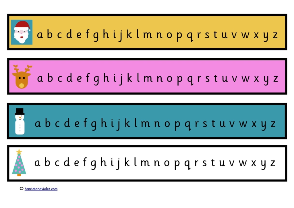 Alphabet Strip Torn Free Teaching Resources Harriet 6 Best Images Of 
