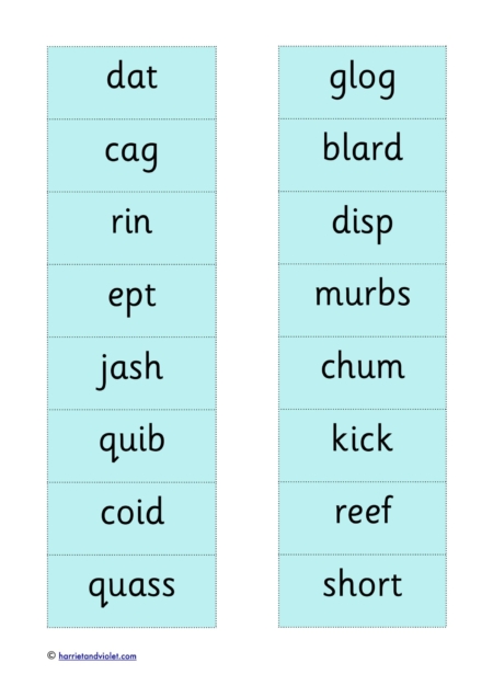 Year 1 Phonics Screening Check - Page 1 - Free Teaching Resources ...