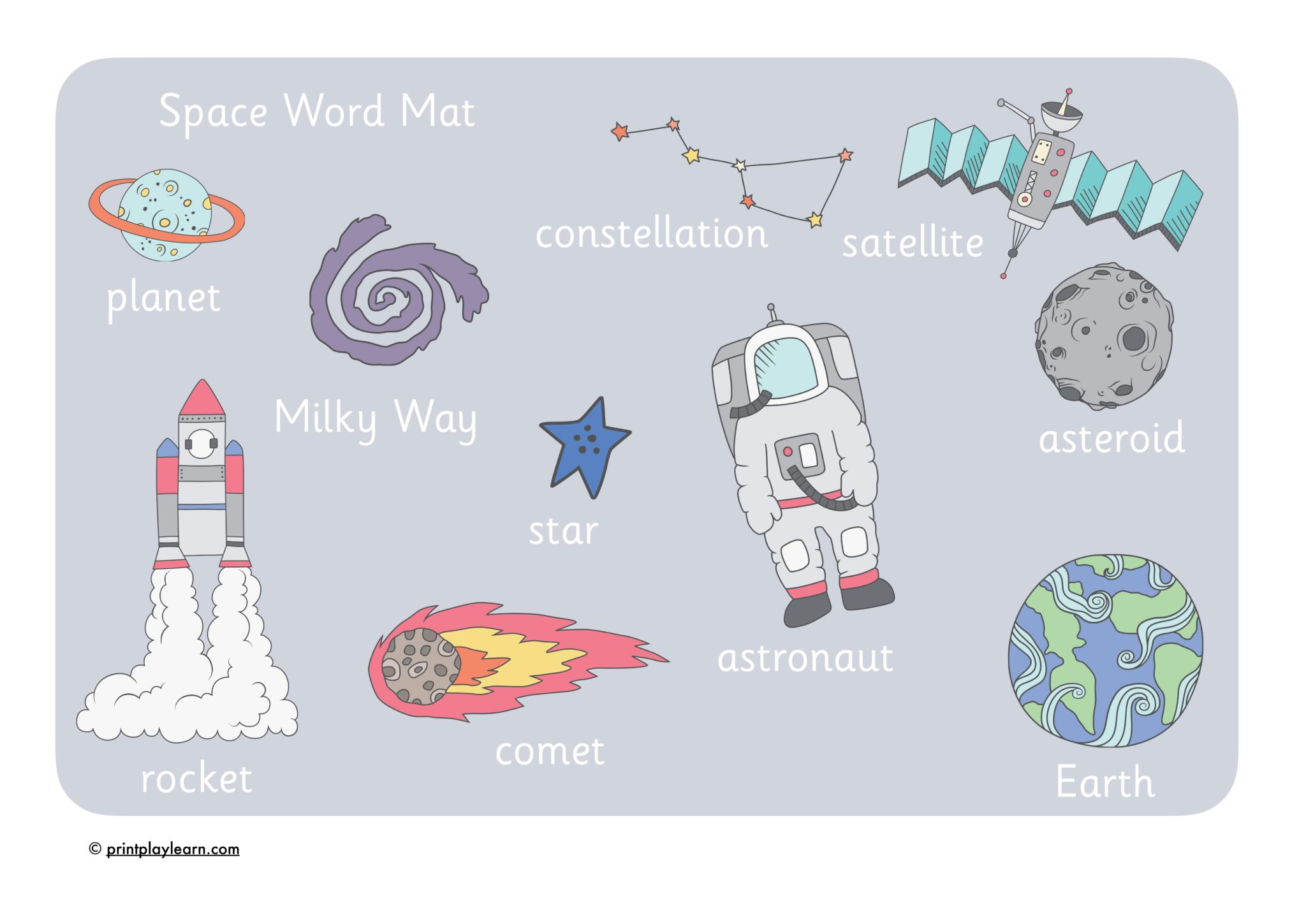 Space Word Mat I hope you like the range of our Space themed teaching resou...