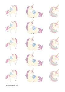 Unicorn name label - Printable Teaching Resources - Print Play Learn