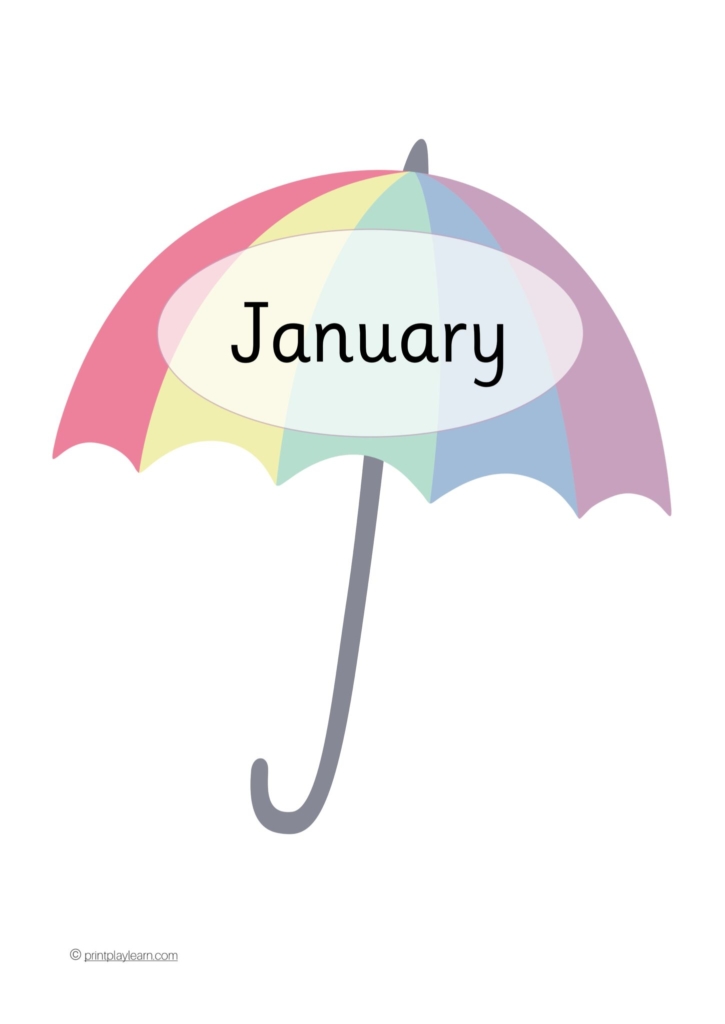 umbrella months of the year
