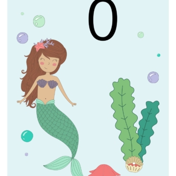 number line mermaid