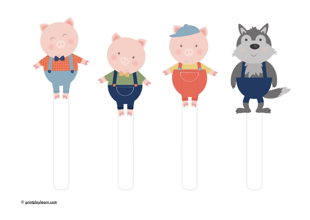 Three Little Pigs Page 1 Free Teaching Resources Print Play Learn