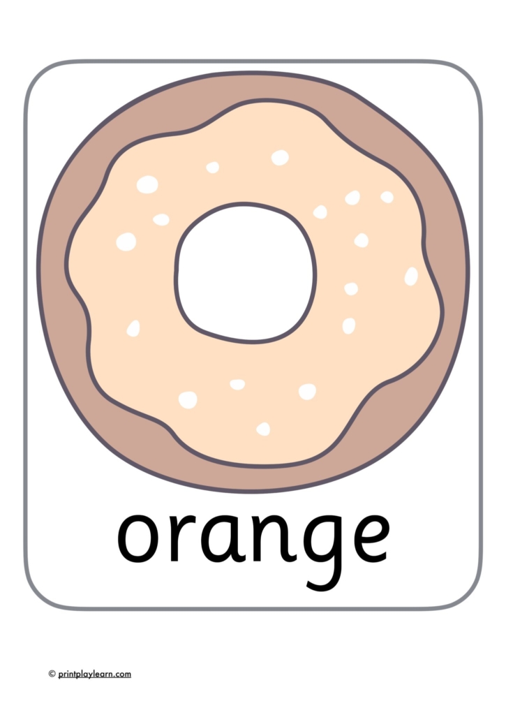 pastel coloured donuts classroom display learn colours eyfs