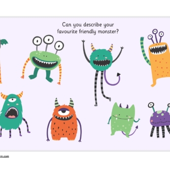 describing monsters for literacy or halloween