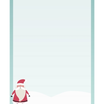 write a letter to Father Christmas EYFS free