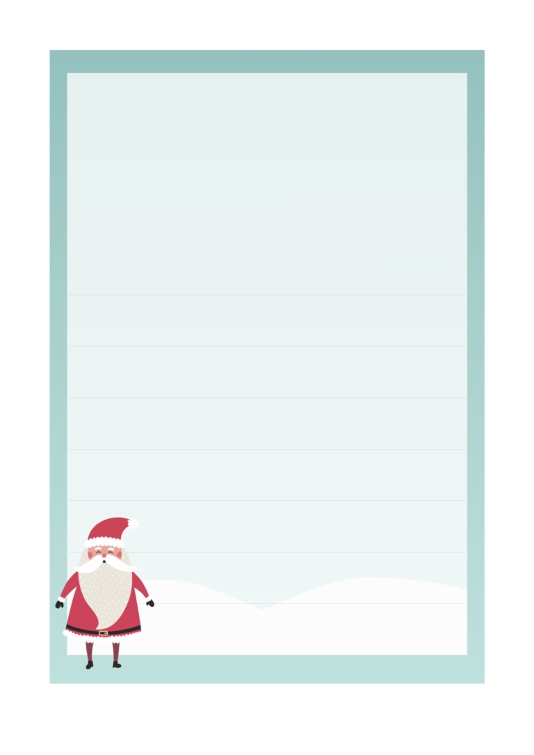 Letter writing to Father Christmas / Santa - Printable Teaching ...
