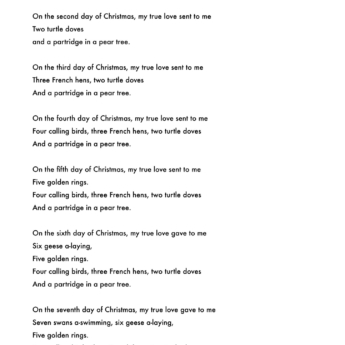 Twelve-Days-of-Christmas-Song-Words-