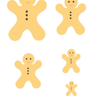 measure gingerbread man