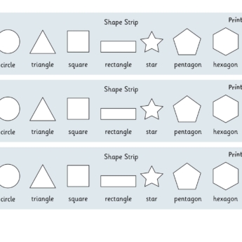 2d shape strip primary eyfs