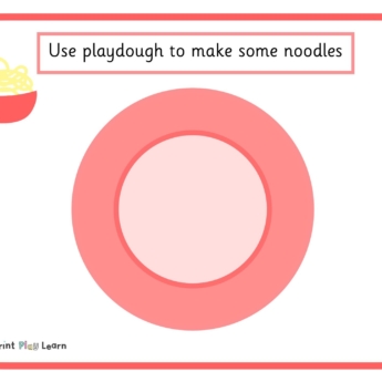 EYFS primary school playdough mat