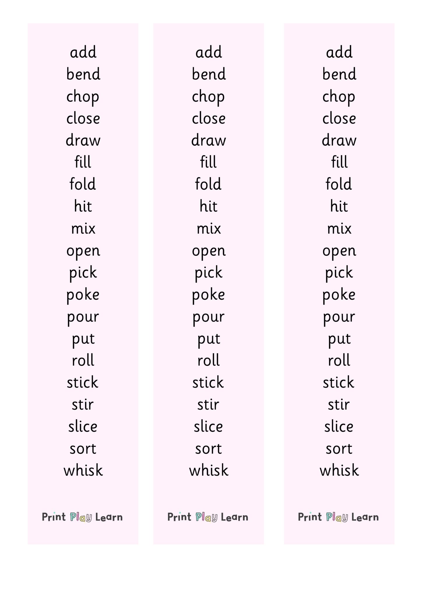 Imperative Verbs Worksheets Ks1