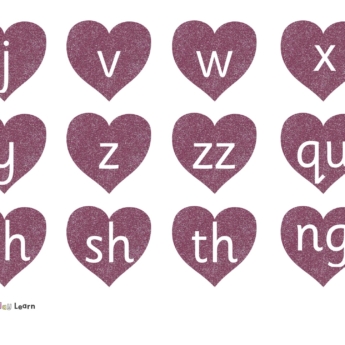 phase 3 letters and sounds hearts primary