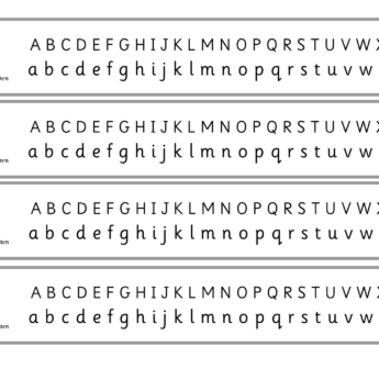 alphabet chart a to z alphabets with a picture of a rabbit print play learn