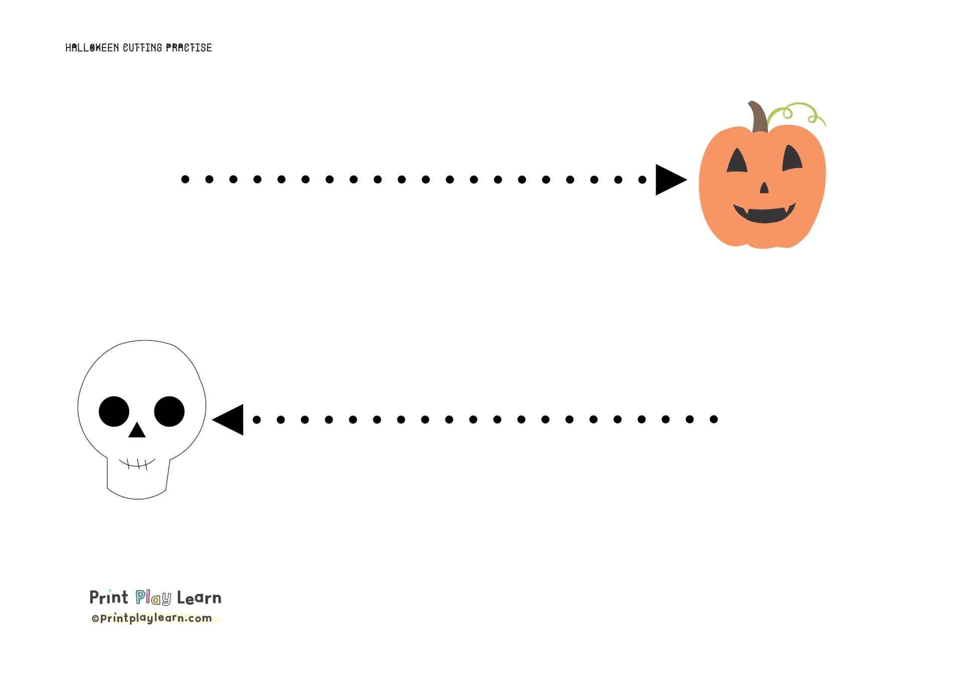 Download New - Halloween Scissor Skills - Printable Teaching ...