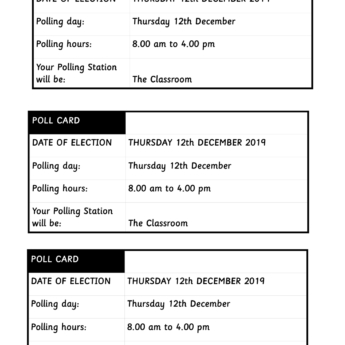 poling card election