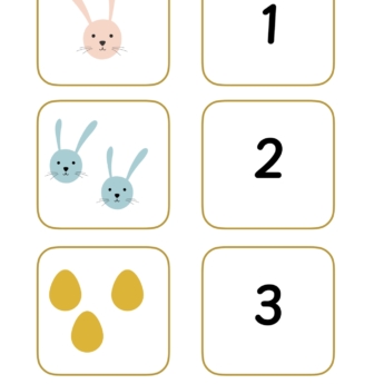 easter print play learn maths counting activity