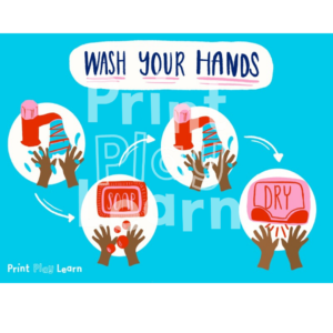 Hand Washing Posters - Printable Teaching Resources - Print Play Learn