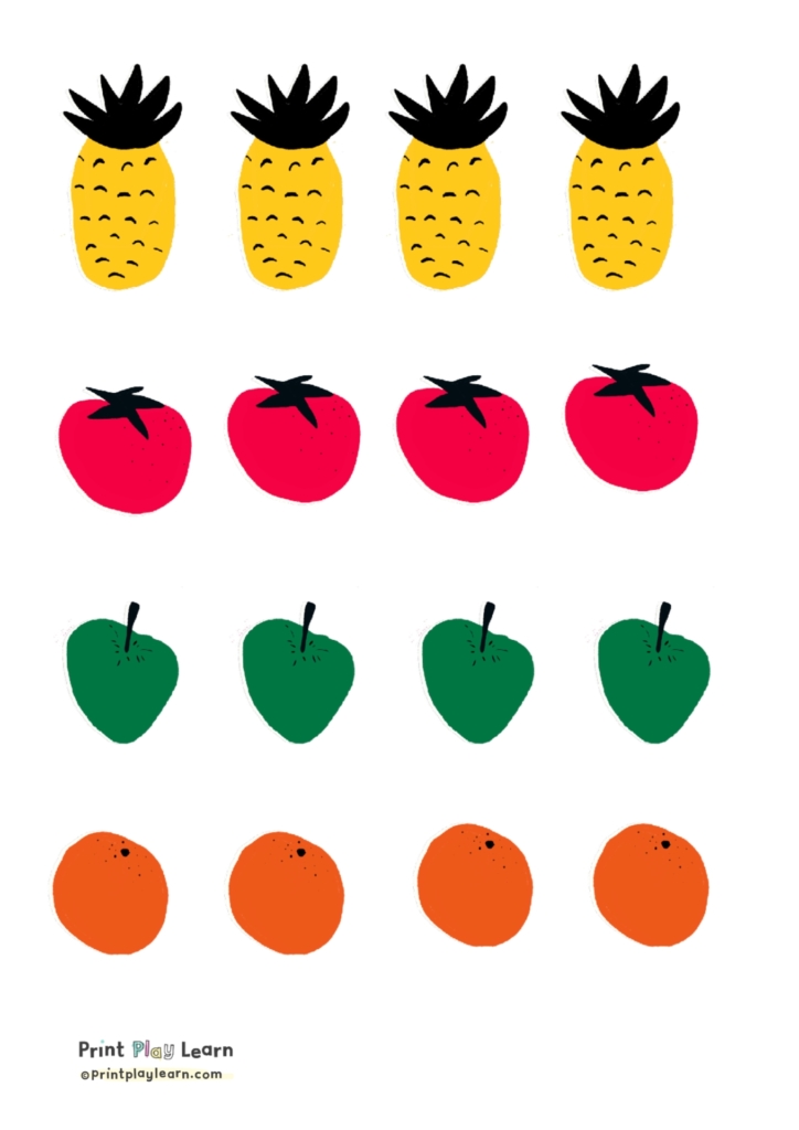 fruit print play learn counting or pattern prints -1