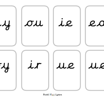 phonics phase 5 letters and sounds cursive printplaylearn