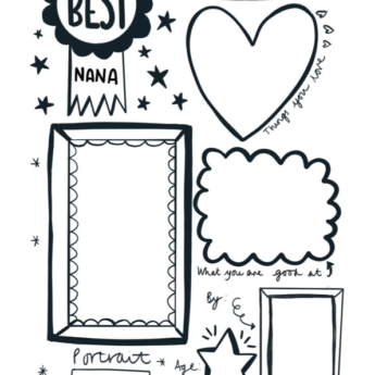 Best Nana card for children to send to a grandparent