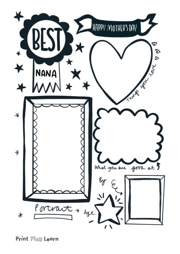 Best Nana card for children to send to a grandparent
